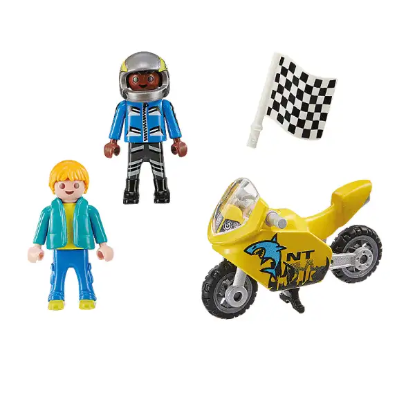 PLAYMOBIL SP PLUS ΑΓΩΝΕΣ ΜΟΤΟ/ΤΑΣ 70380 - Image 2